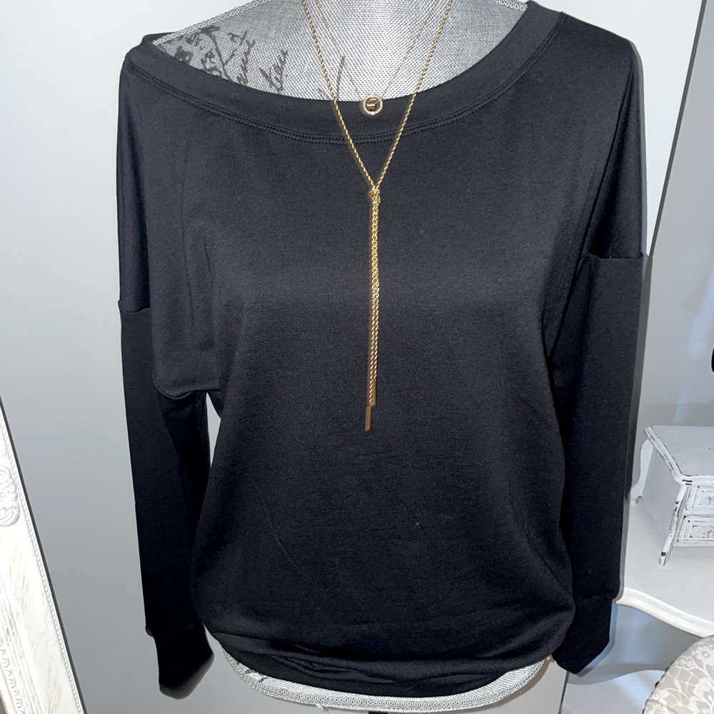 French Terry Bamboo long sleeve with Drop Shoulder